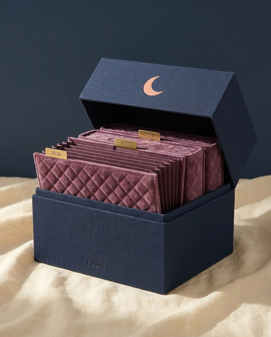 The archive box keeps the years